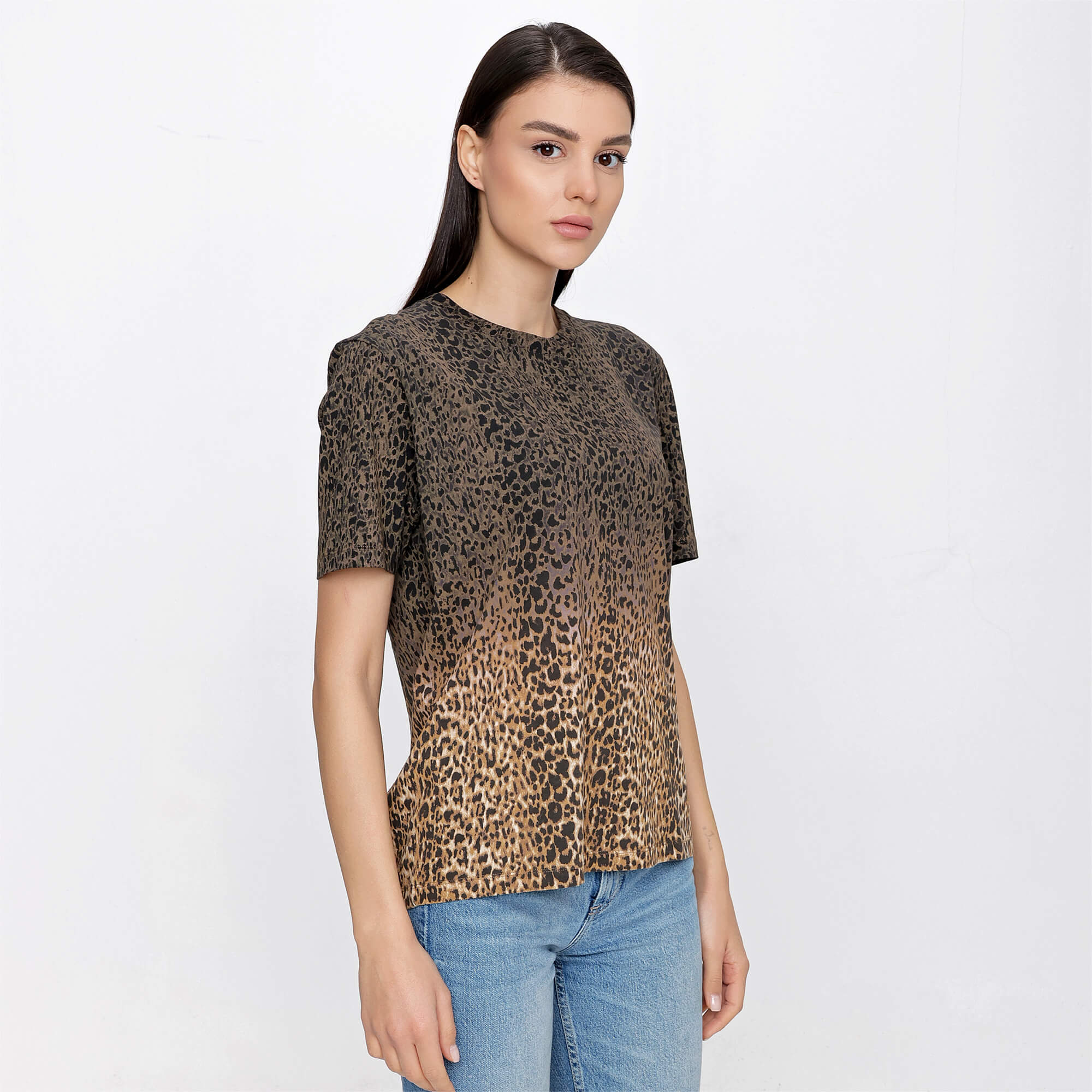 Yves Saint Laurent - Leopard Printed Tshirt